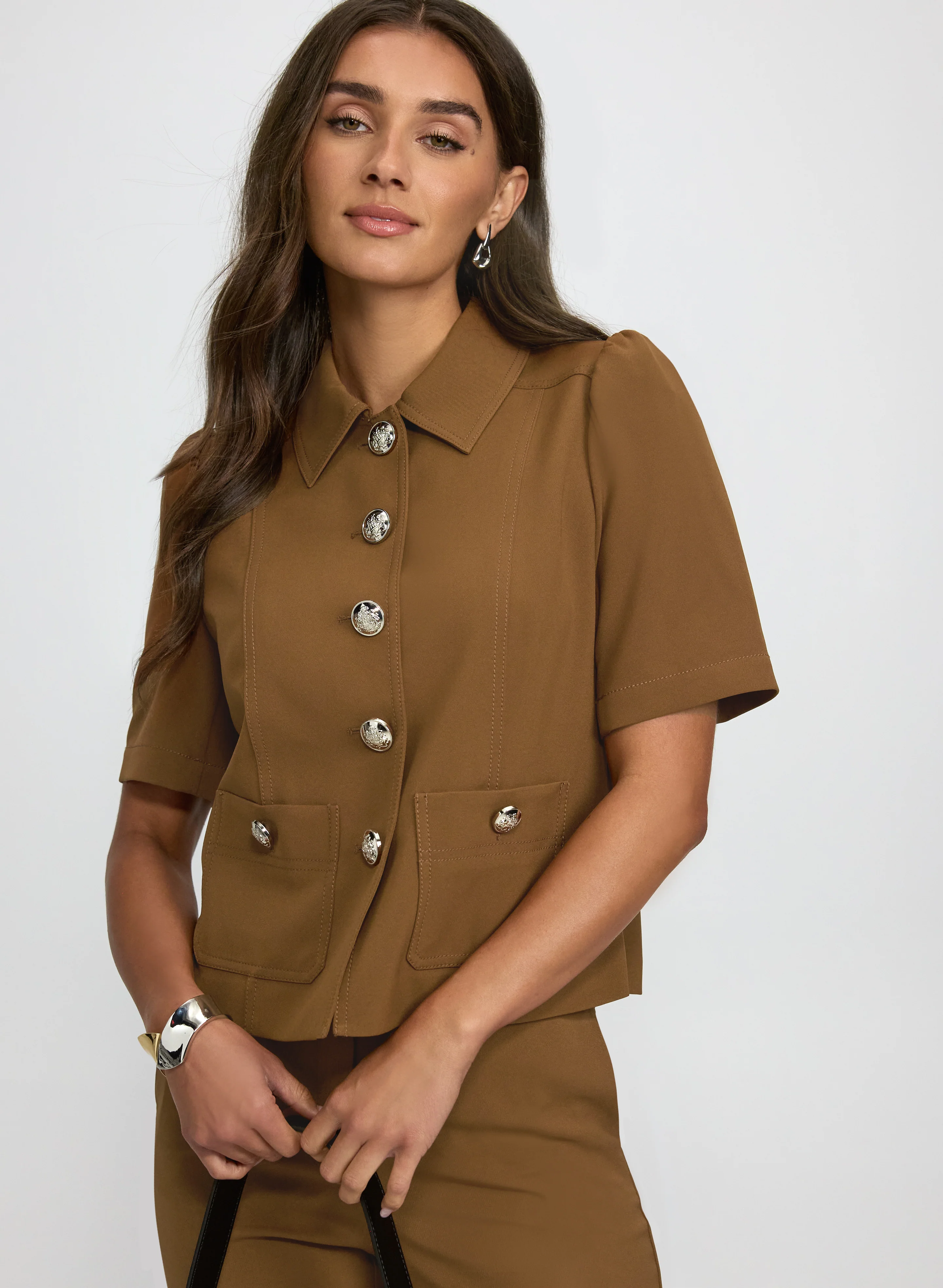 Twill Short Sleeve Jacket