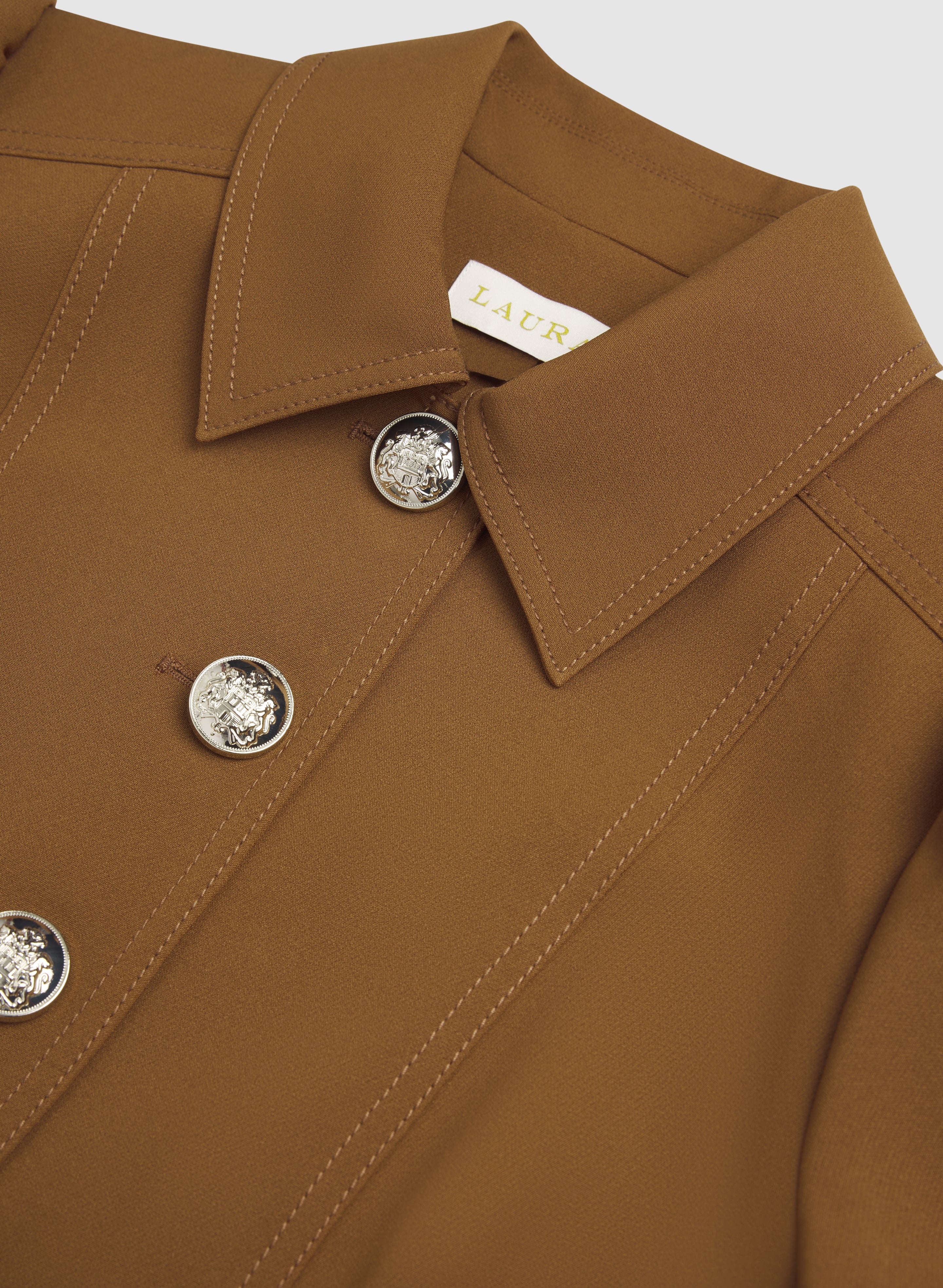 Twill Short Sleeve Jacket - Image 7