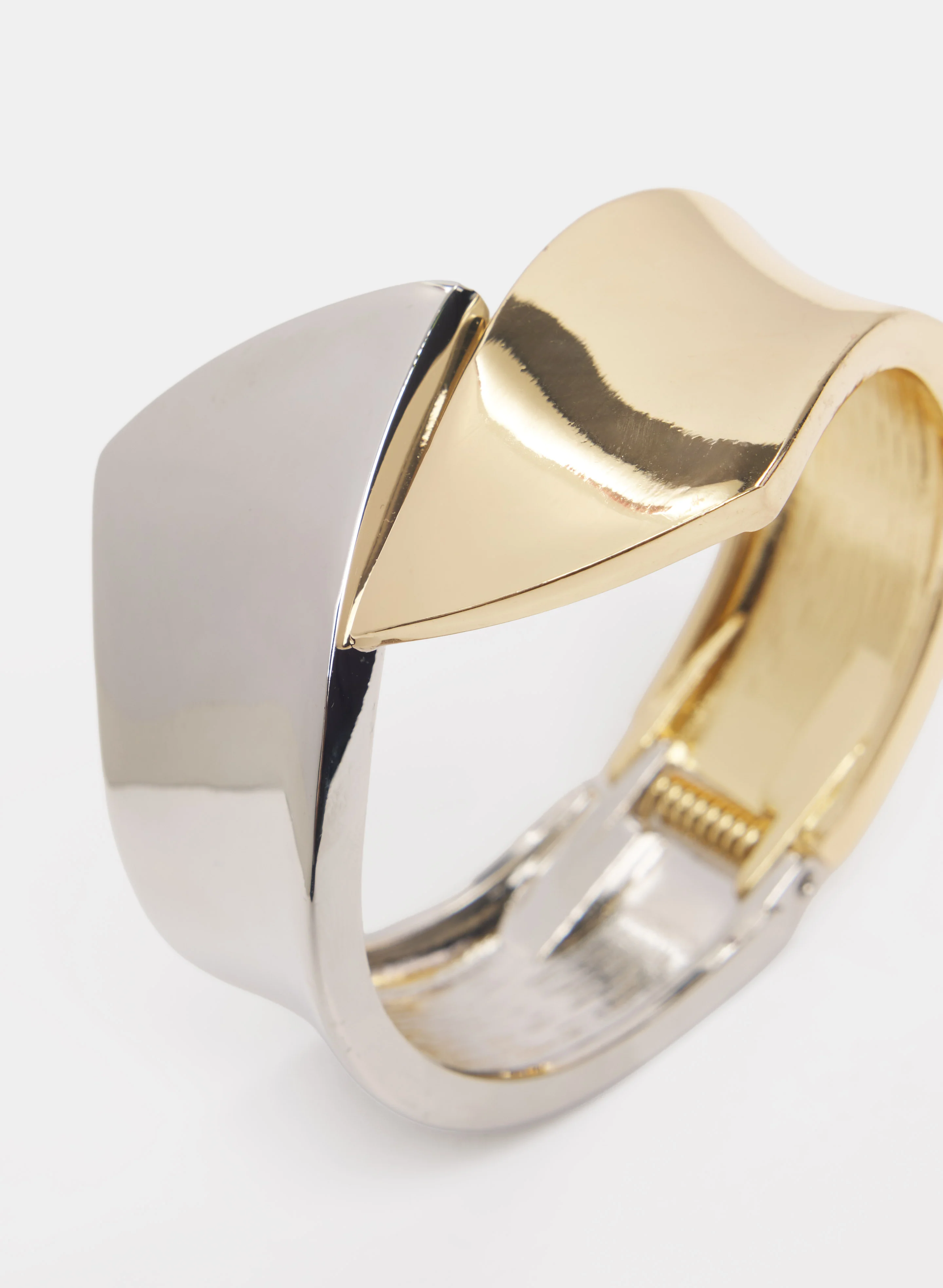 Two-Tone Bangle Bracelet - Image 2