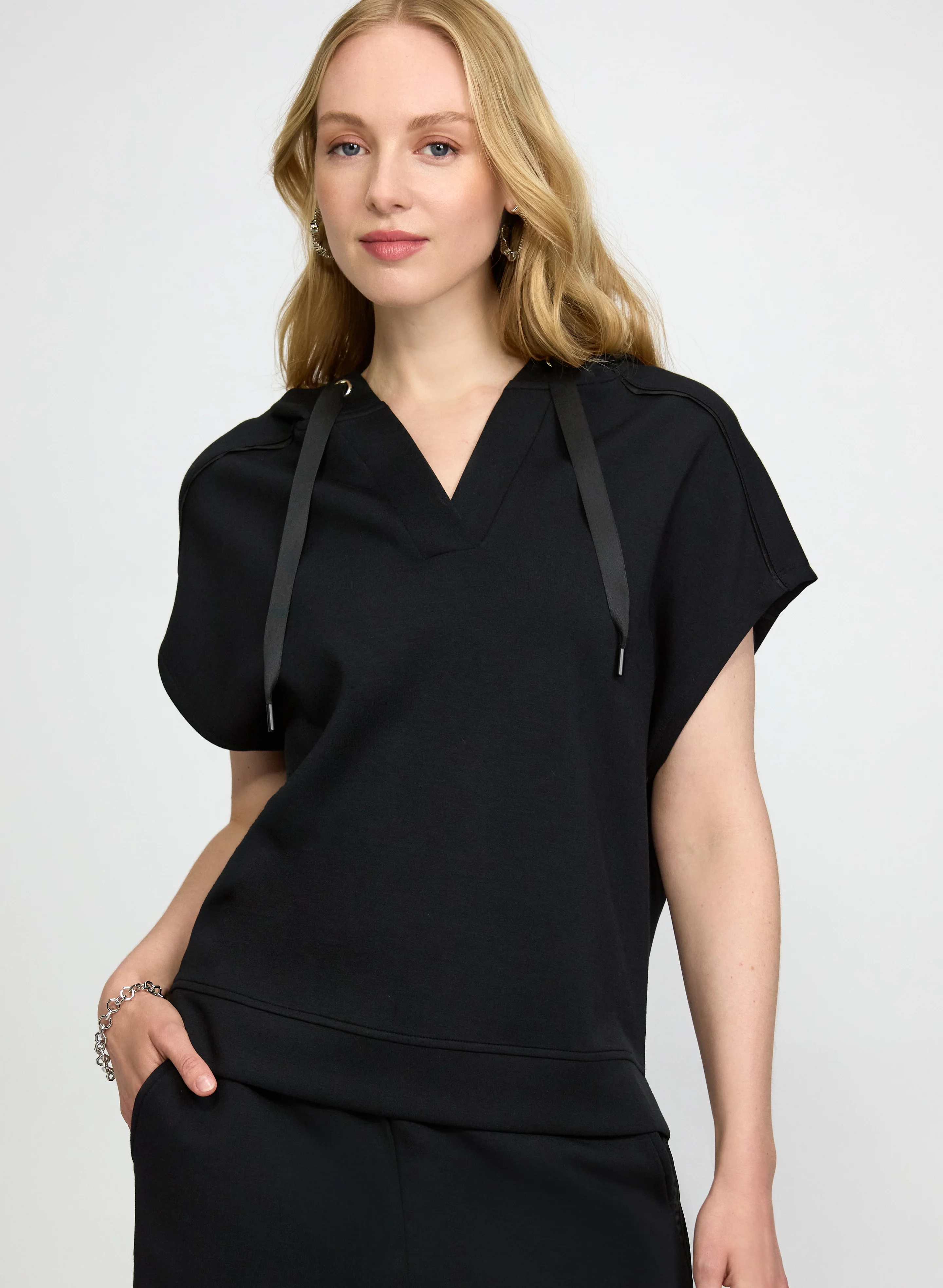 V-Neck Scuba Top