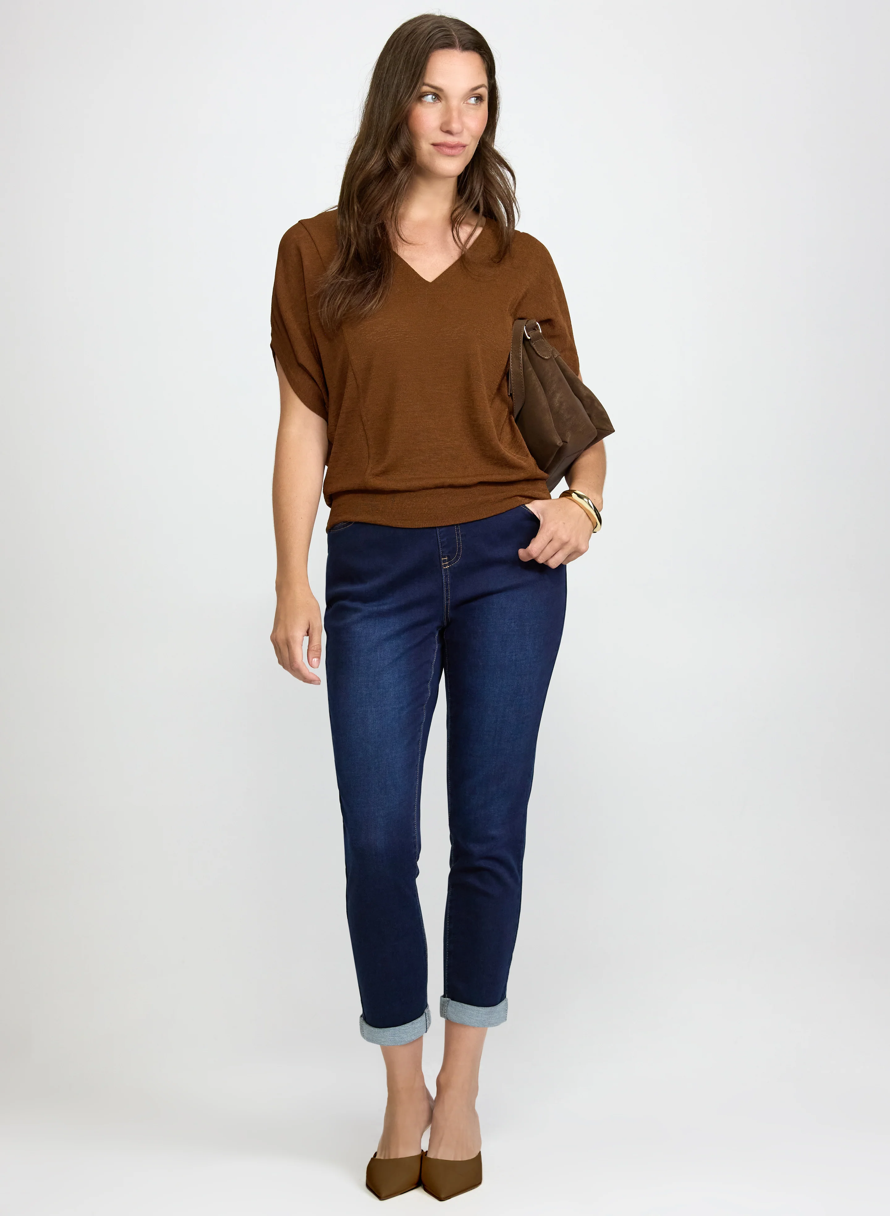 V-Neck Short Sleeve Top - Image 3