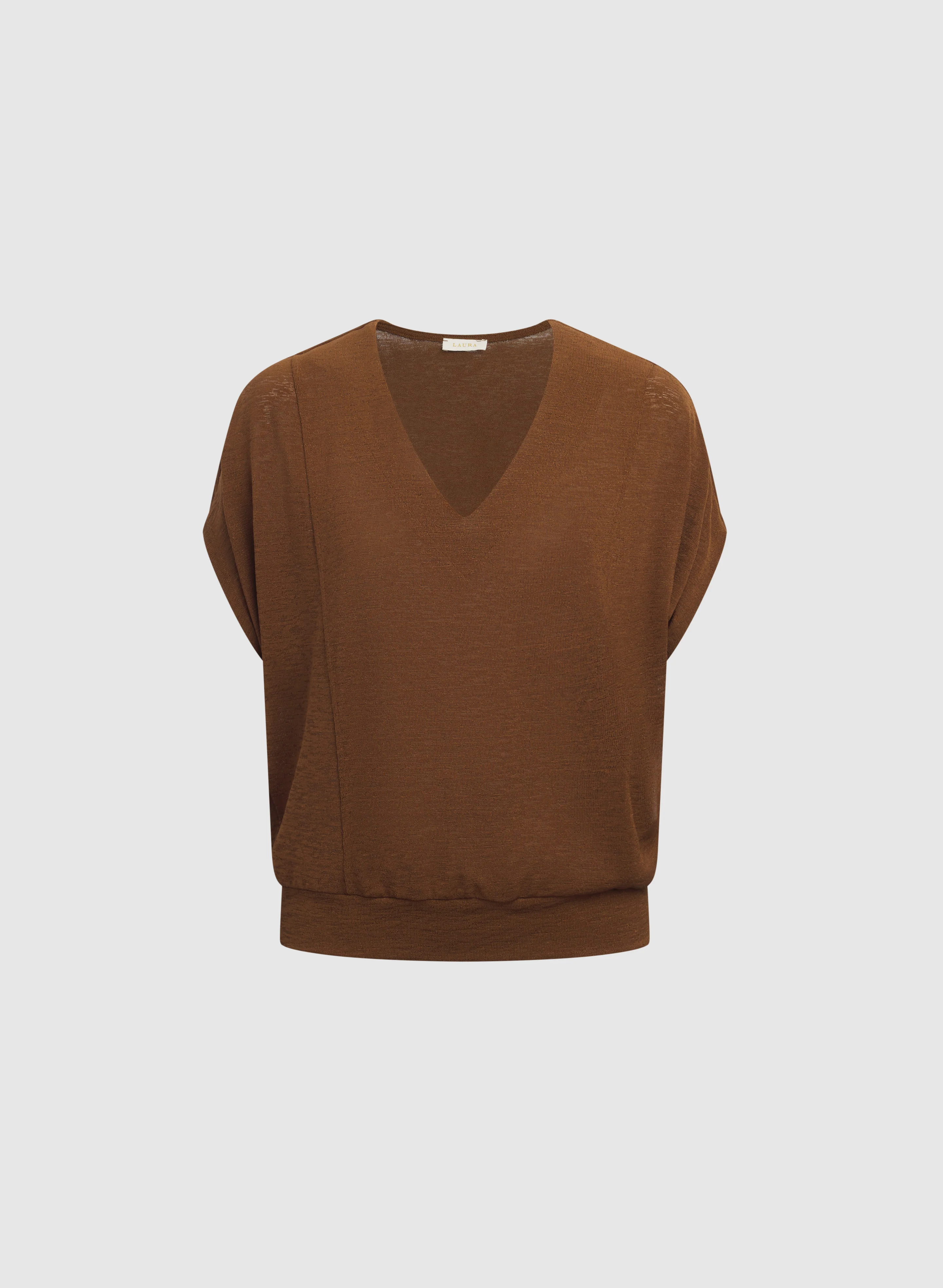 V-Neck Short Sleeve Top - Image 6