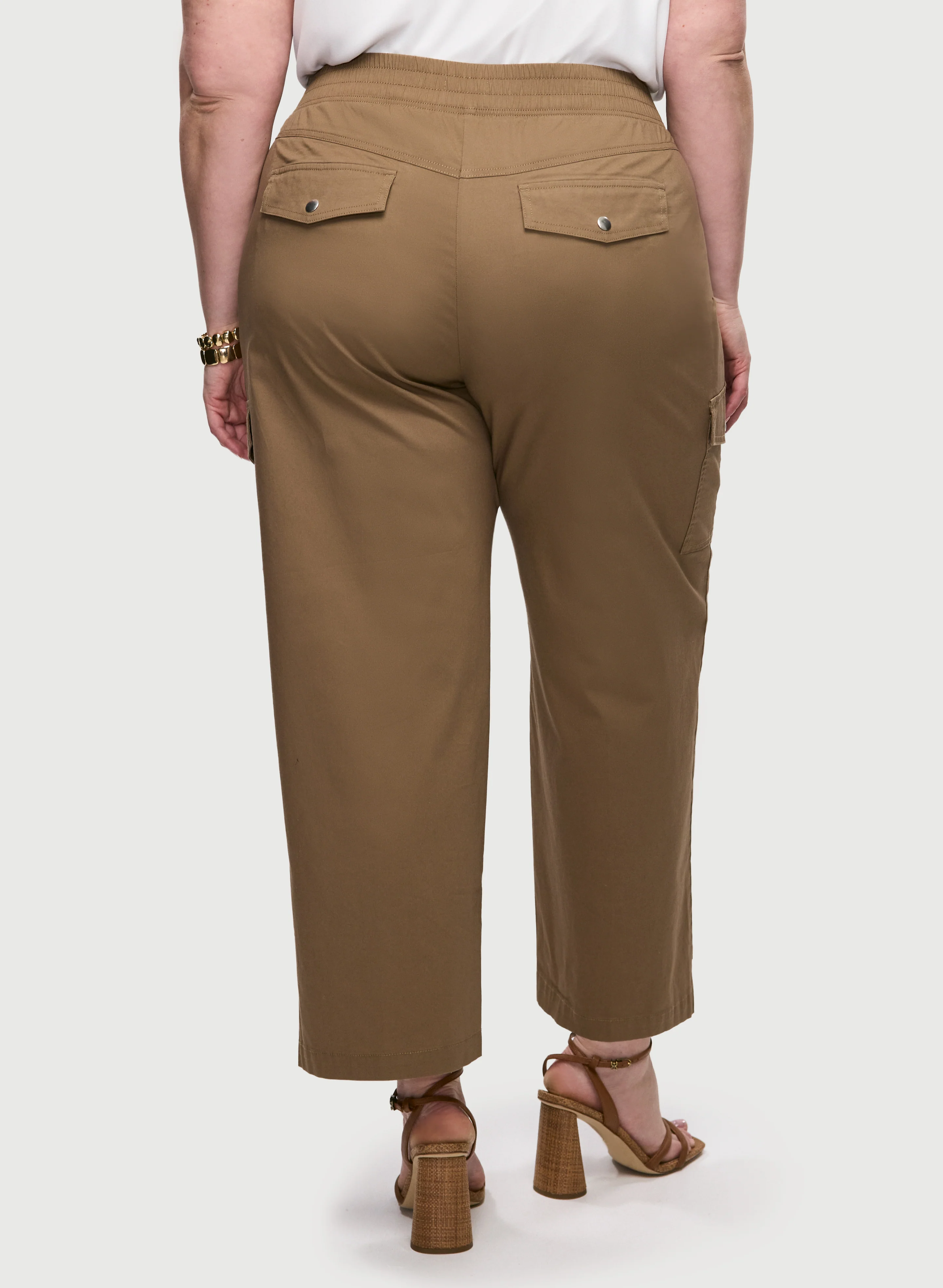 Wide Leg Cargo Pants - Image 2
